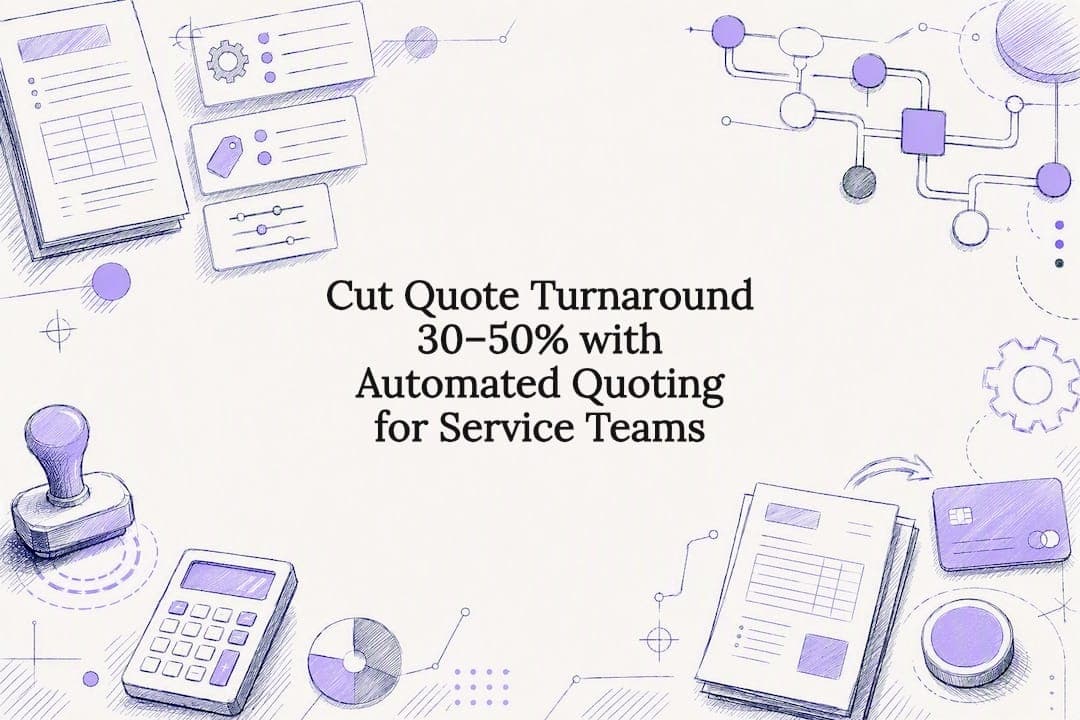 Cut Quote Turnaround 30–50% with Automated Quoting for Service Teams